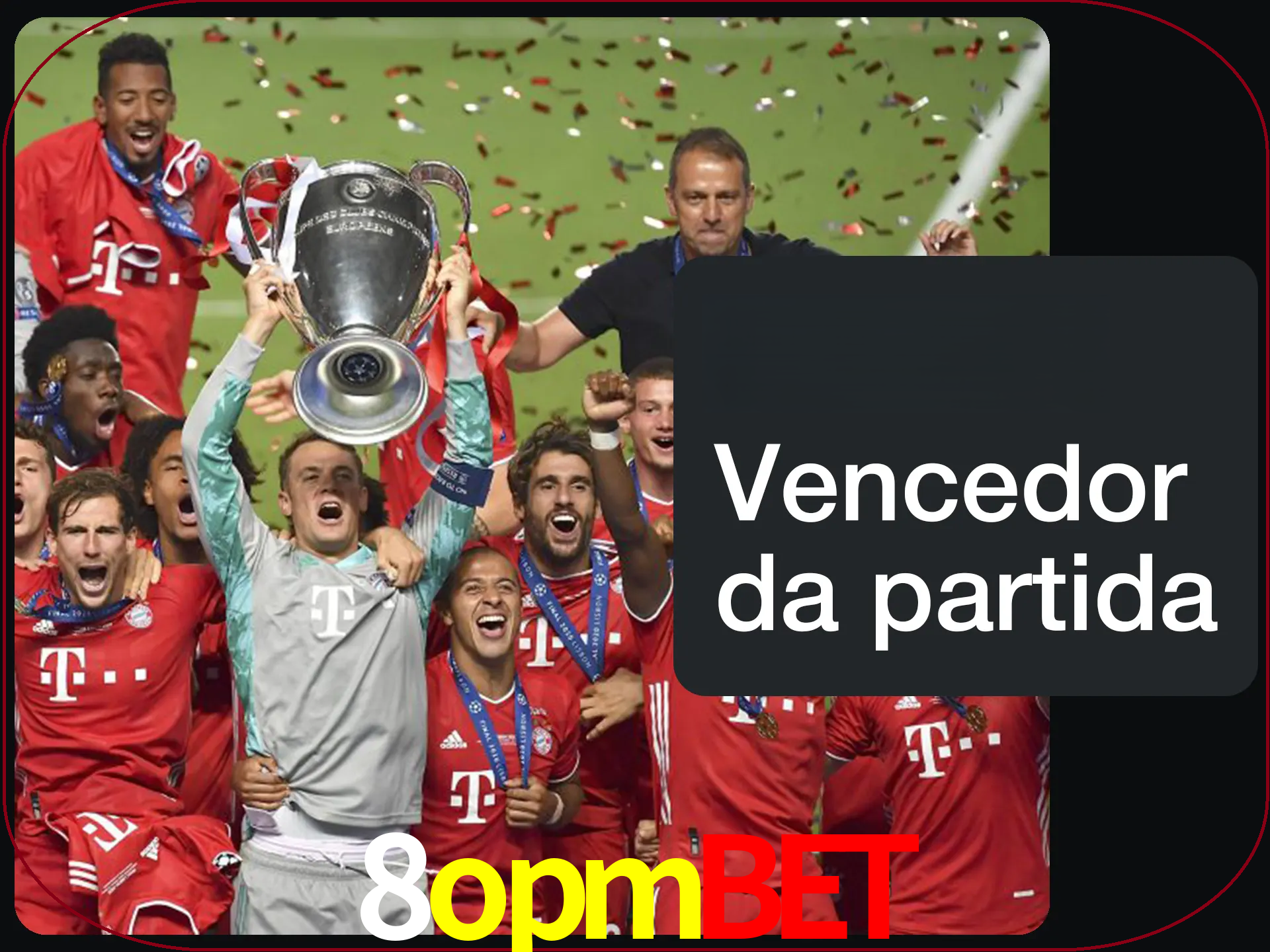 Aposte no vencedor e ganhe uma grande quantia de dinheiro.