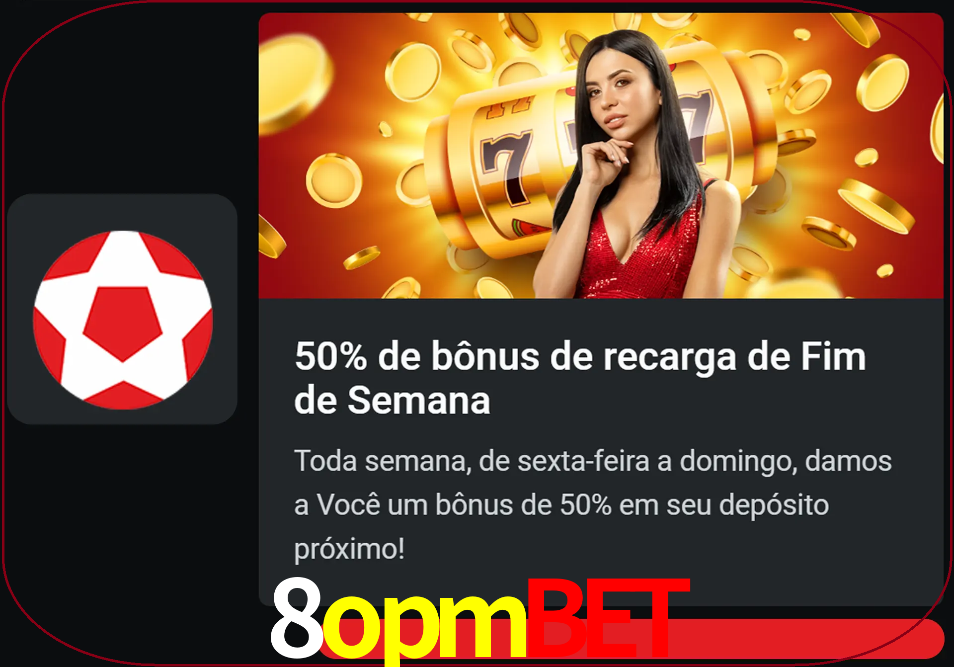 Volte a cada semana para receber novos bônus em dinheiro.