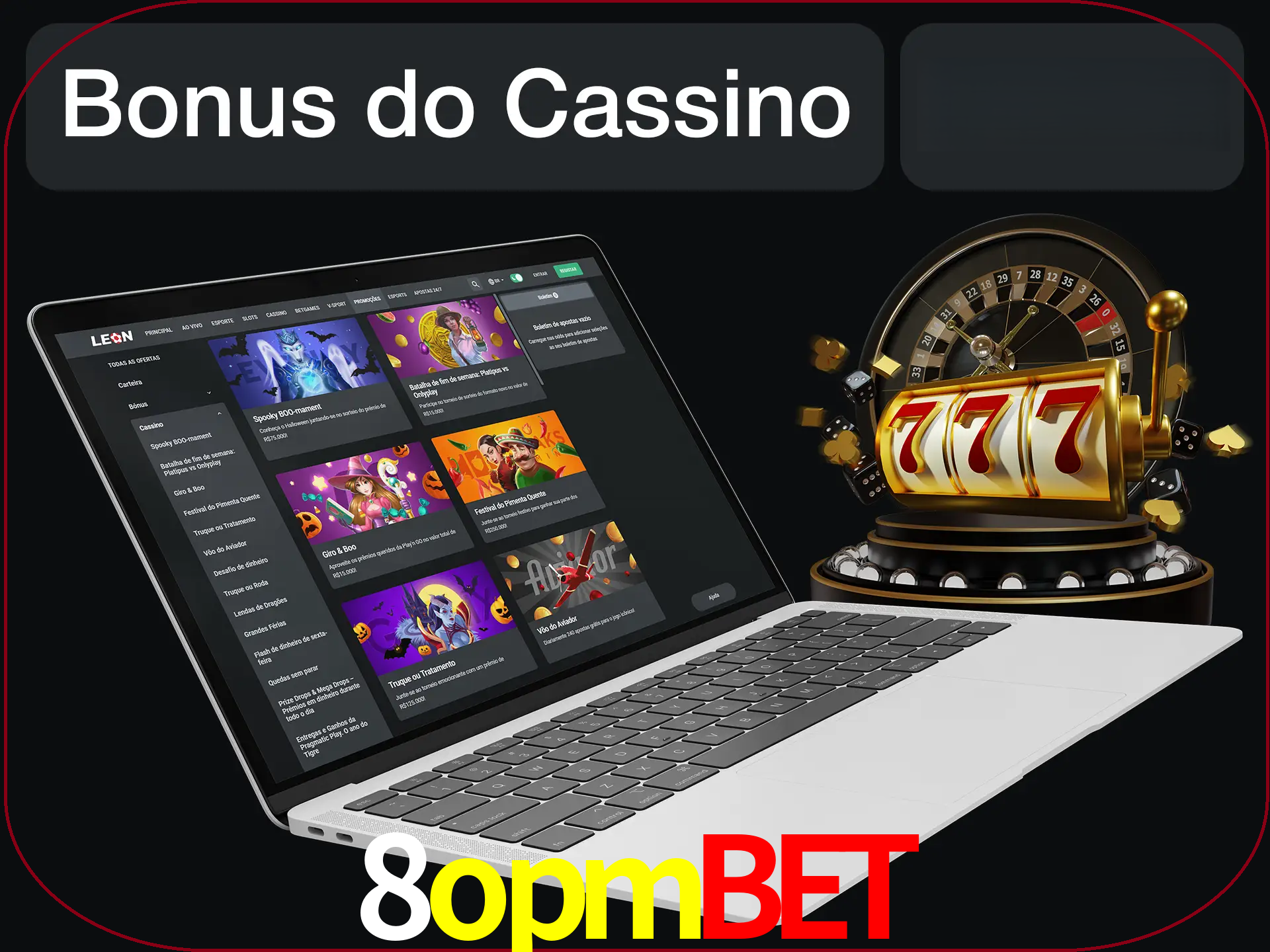 Use o bônus do cassino para começar melhor.