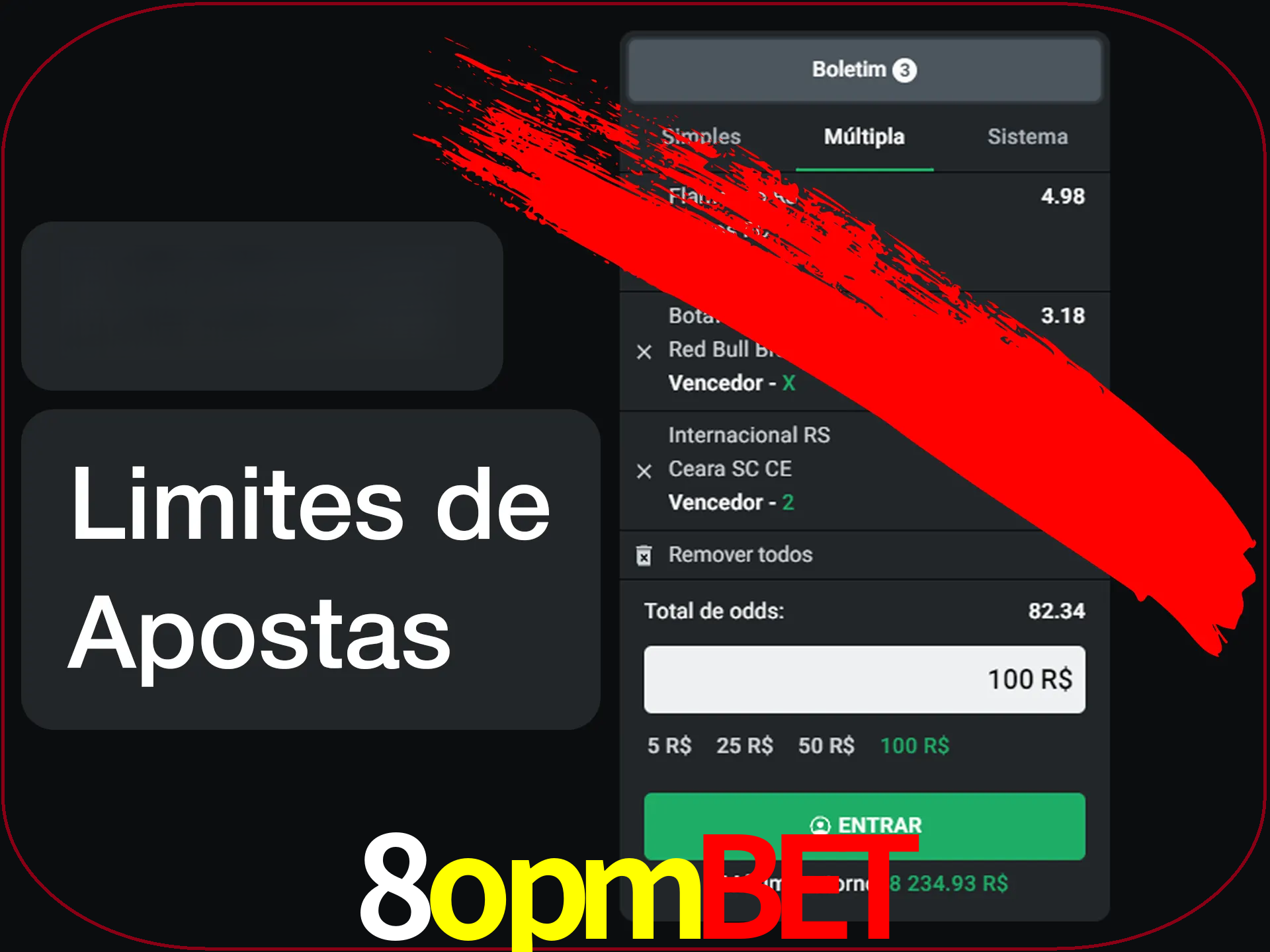 Não faça apostas loucas.
